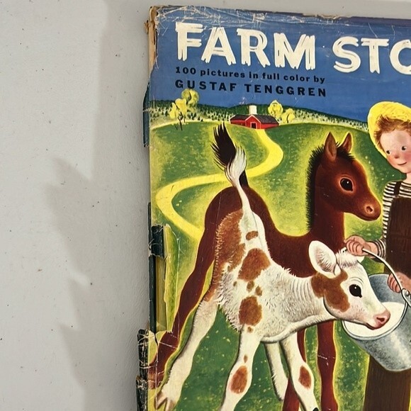 Farm Stories A Giant Golden Book 100 Pictures in Full Color Gustaf Tenggren - Picture 4 of 14